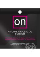 Sensuva On Natural Arousal Oil For Her .3ml Fishbowl (75...